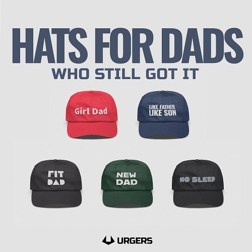 Because dads also deserve a dedicated clothing brand. 
#hatsfordads