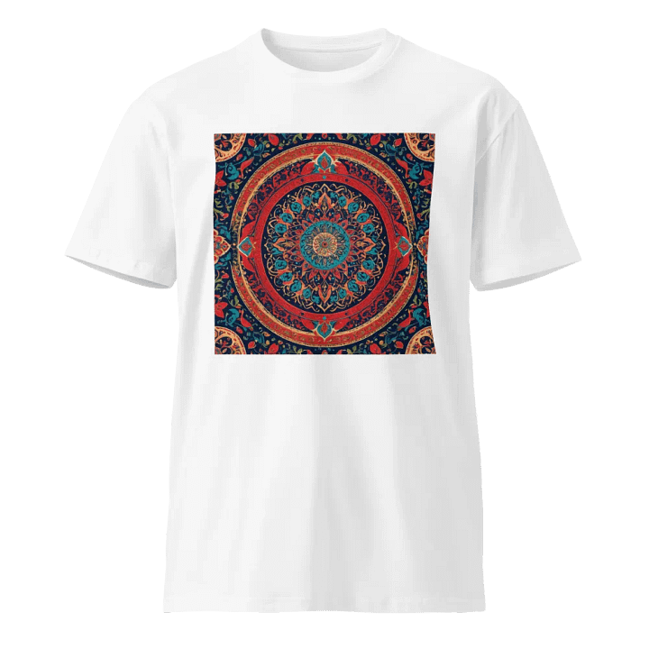 T-Shirt with Persian Carpet Design Mix of Beautiful Colors product image (1)