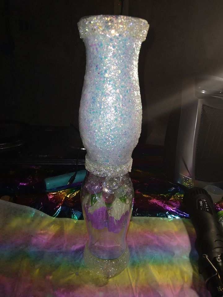 Glittered Vase Centerpiece Candle product image (1)