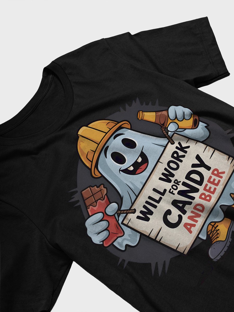 Spooky Construction Ghost T-Shirt product image (23)