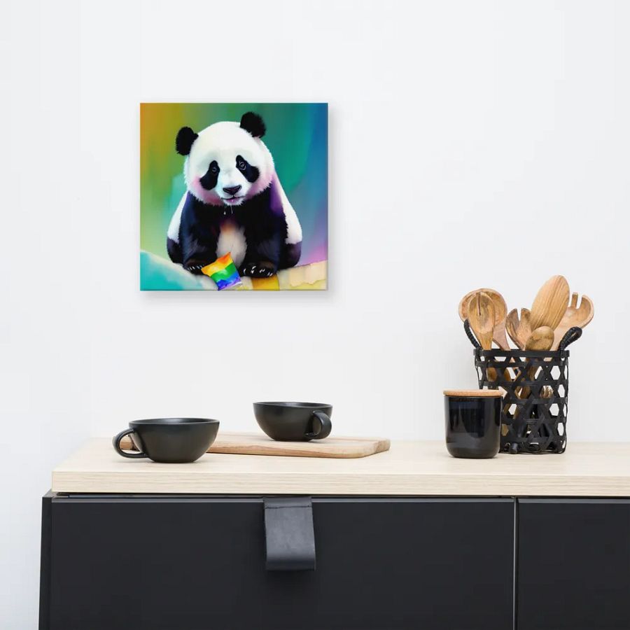 Cute Panda Digital Painting - v2 product image (8)