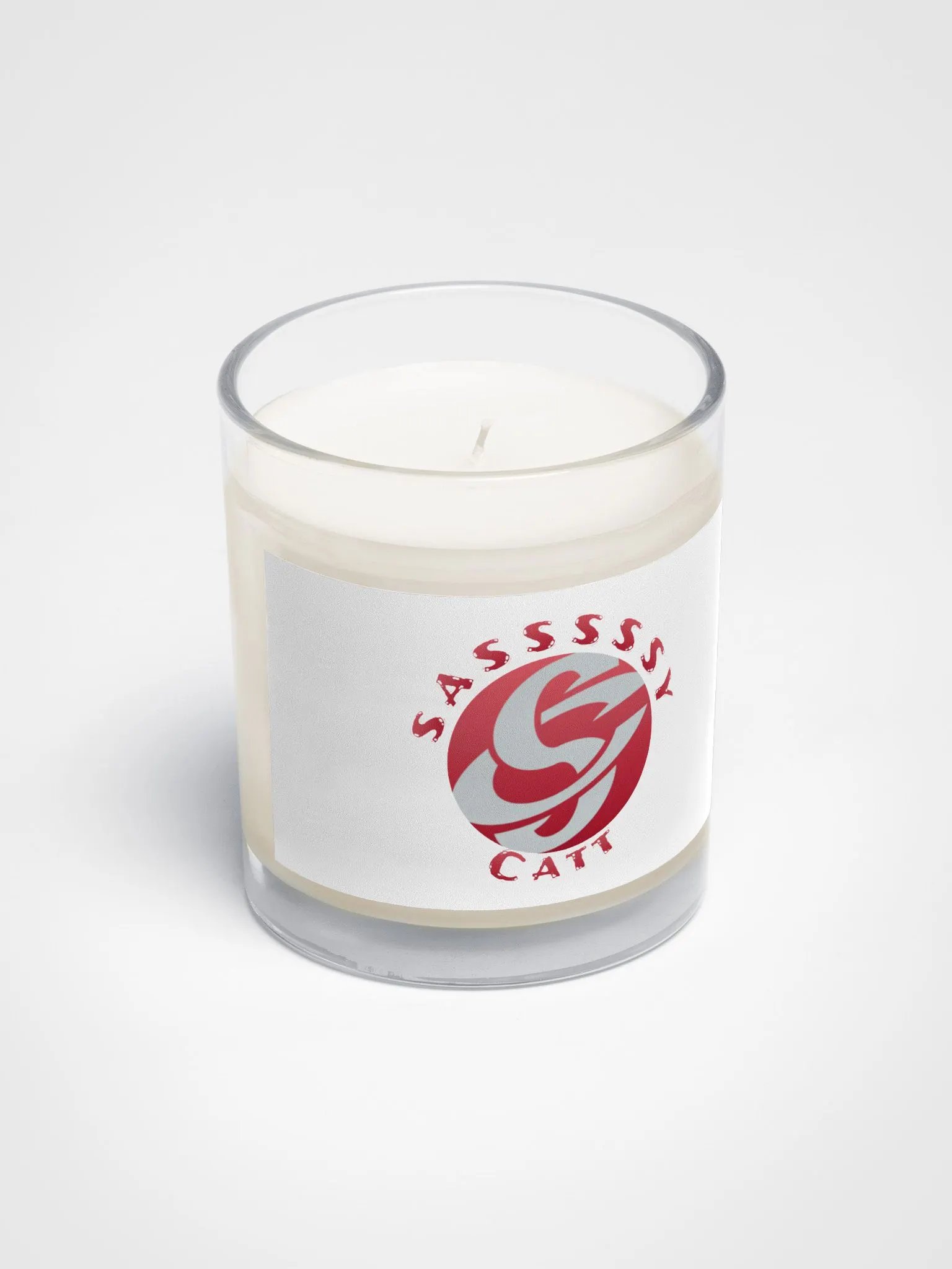 SasssssyCatt's Logo 2025 Reds on Soy Candle product image (2)