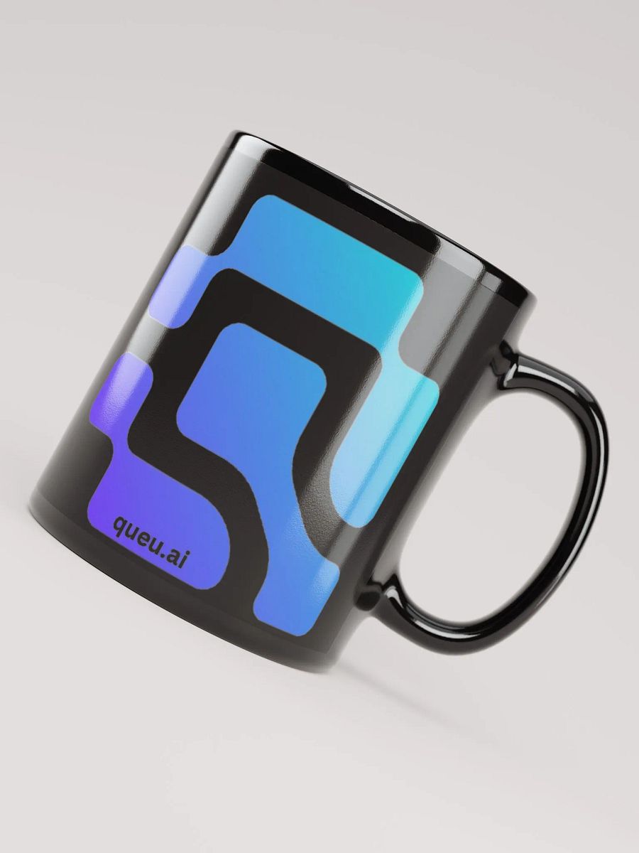 Bronze Level Q Black Glossy Mug product image (4)