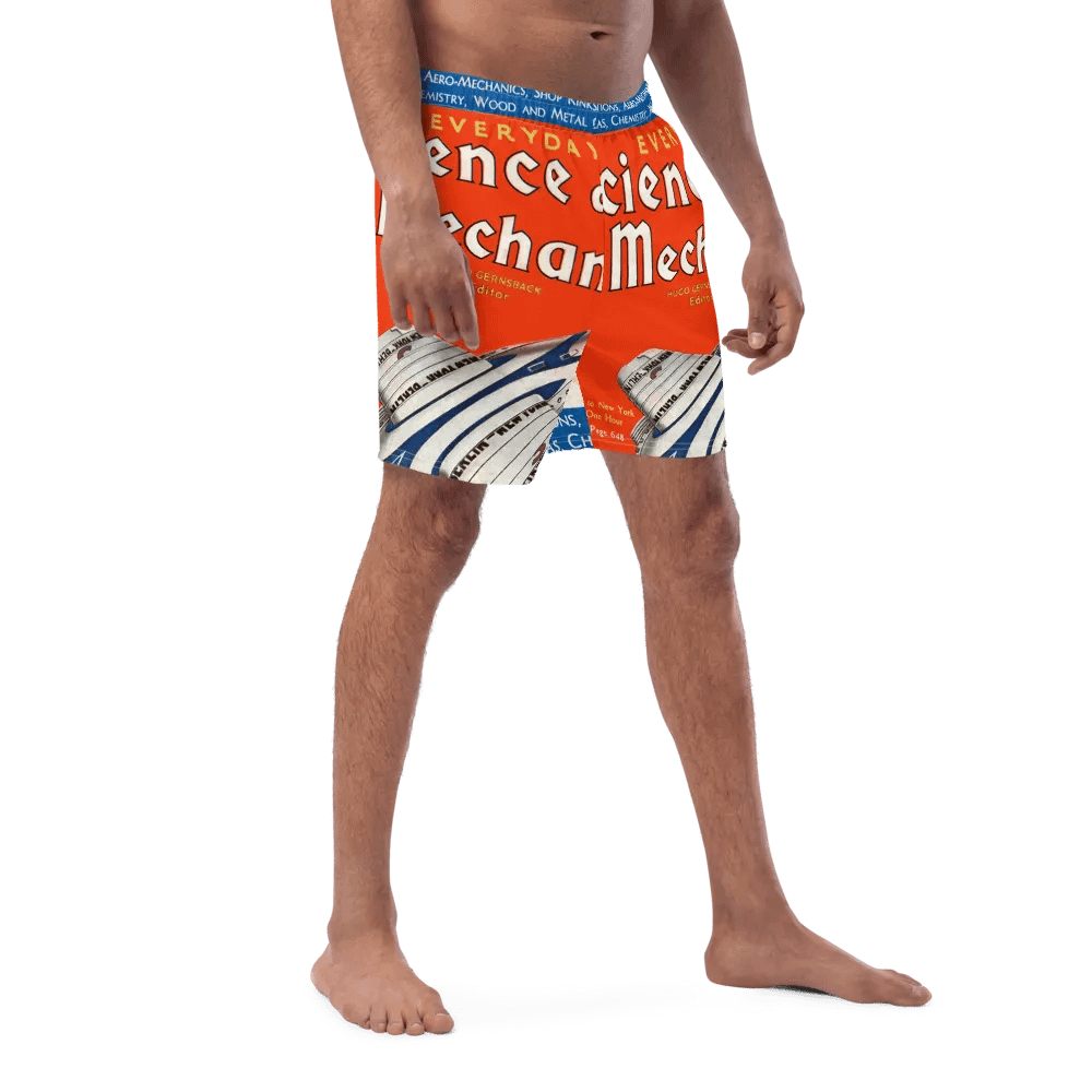Retro Aero-Mechanics Swim Trunks product image (10)