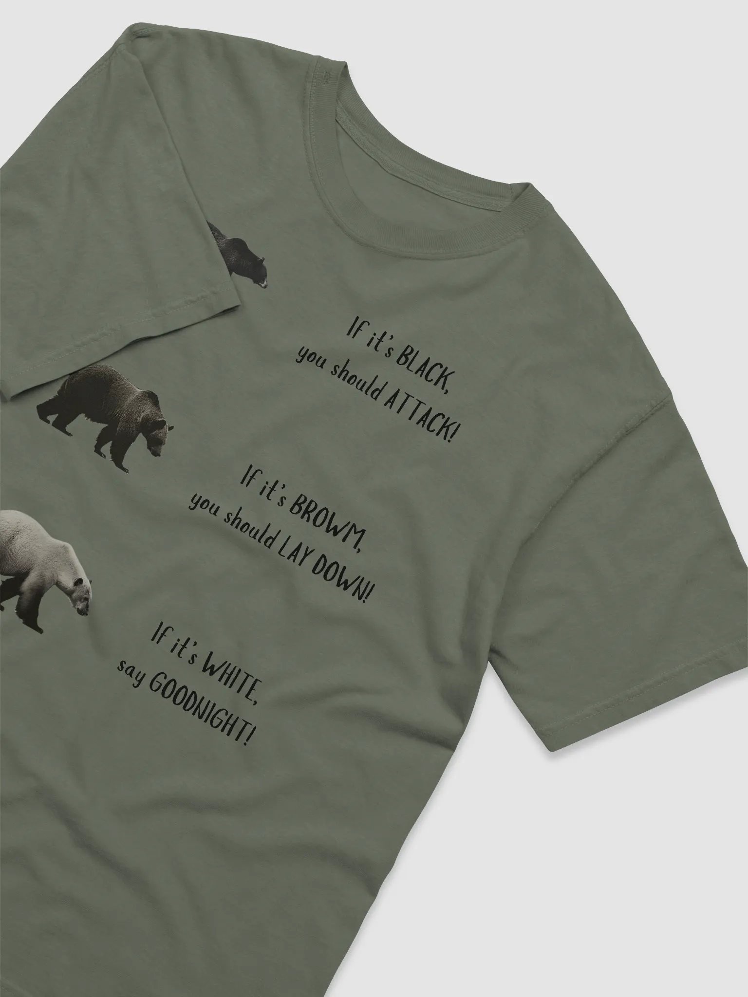 What to do? Bear Encounter T-Shirt product image (3)