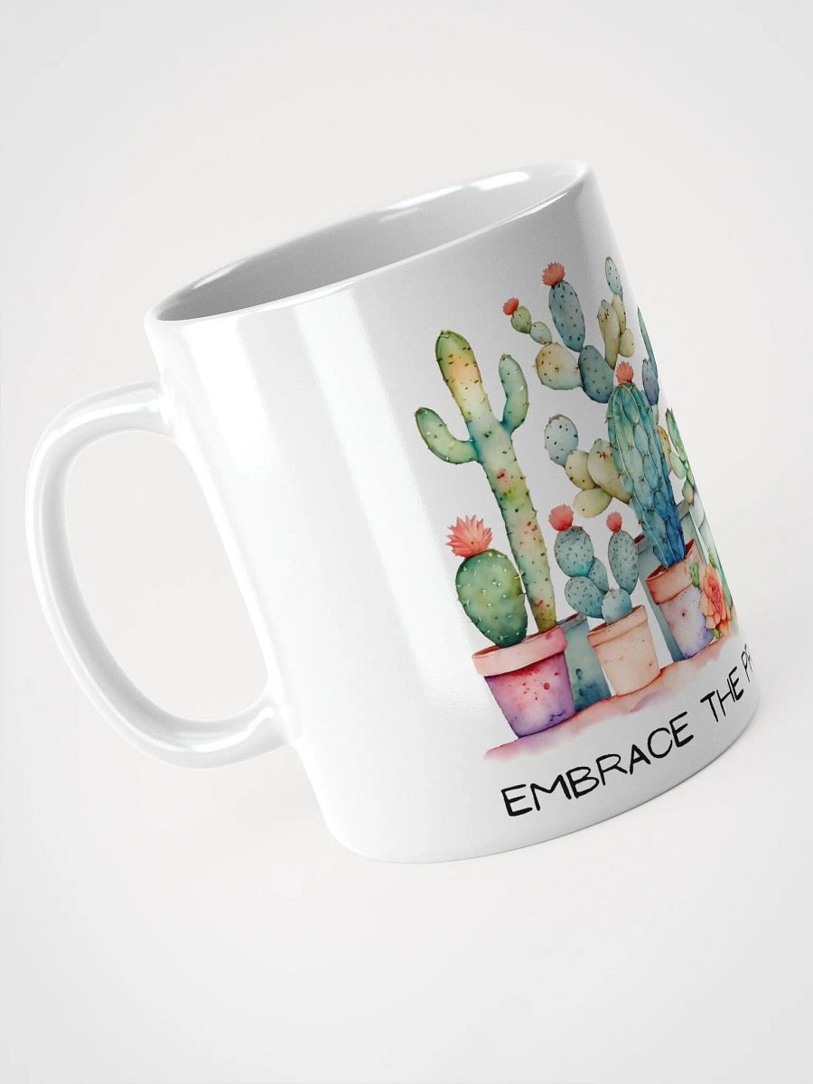 Embrace The Prickly Moments White Glossy Mug product image (4)