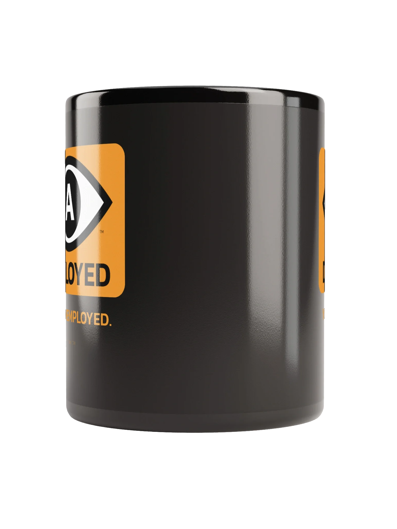 AI Deployed. You: Unemployed. Black Mug | AEYECONS™ AI Icons product image (10)