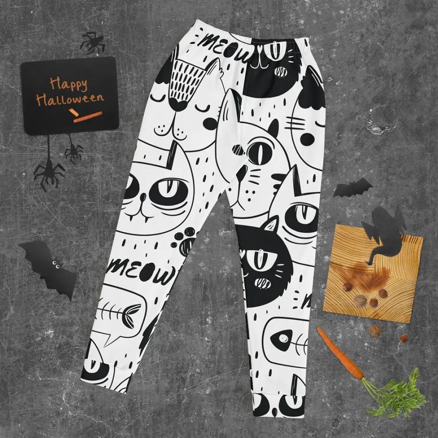 Women's Joggers Abstract Cat product image (7)