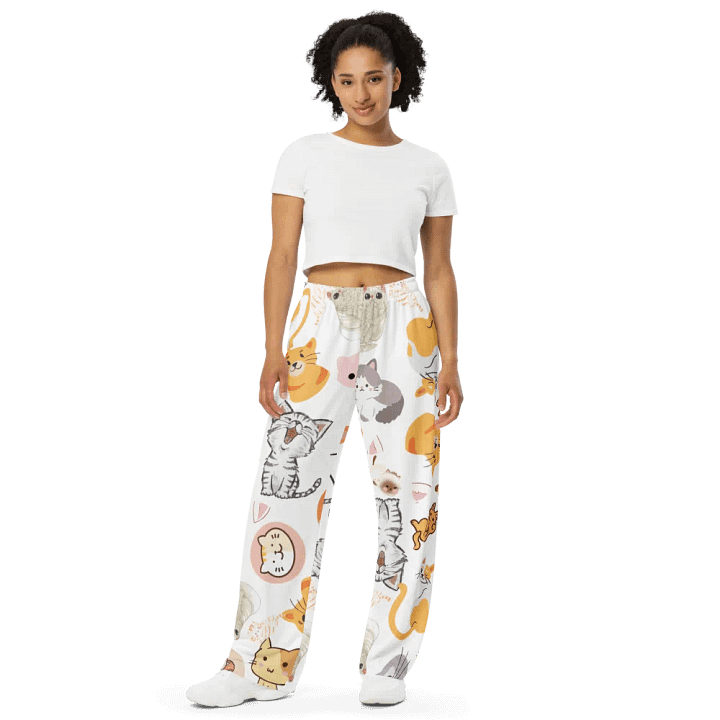 Funny laughing cute cats pattern product image (2)