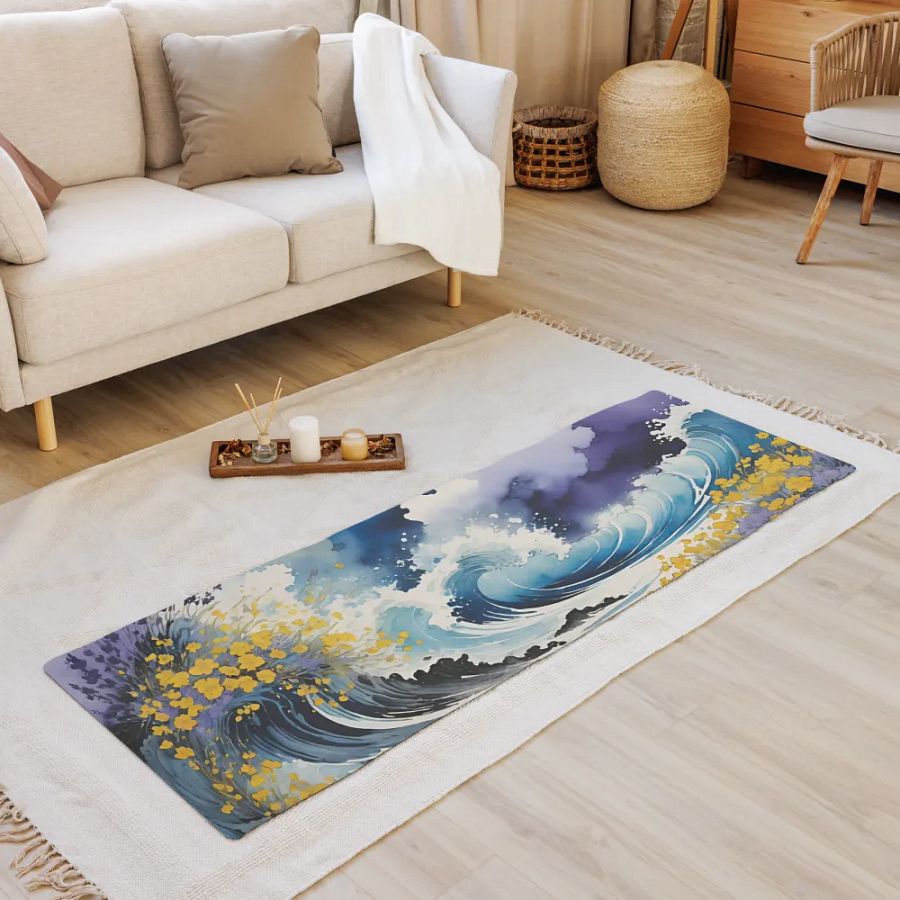Floral Seas Yoga Mat product image (8)
