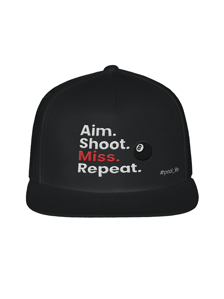 8-ball Pool Life Cap (Snapback - Black) product image (1)