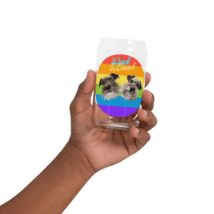 Duck and Quack Rainbow Can Glass product image (2)