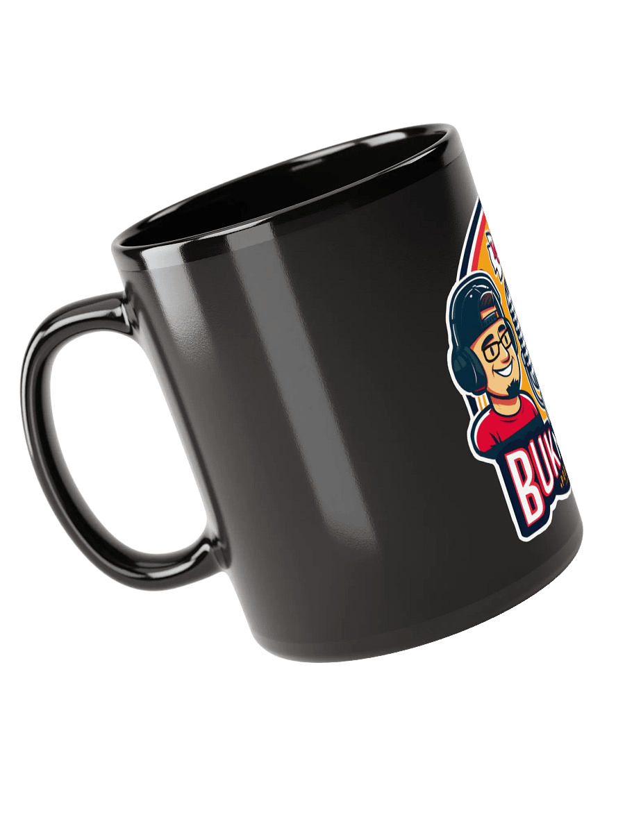 Buk N Bob Podcast Logo Black Glossy Mug product image (6)