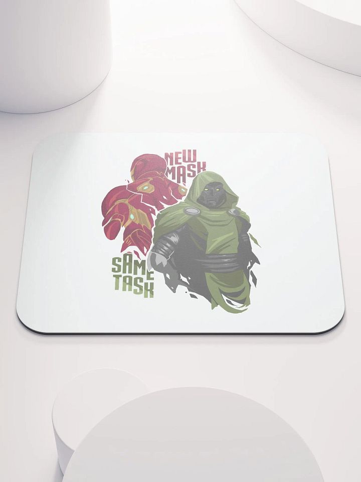 'New Mask Same Task' Mousepad product image (1)