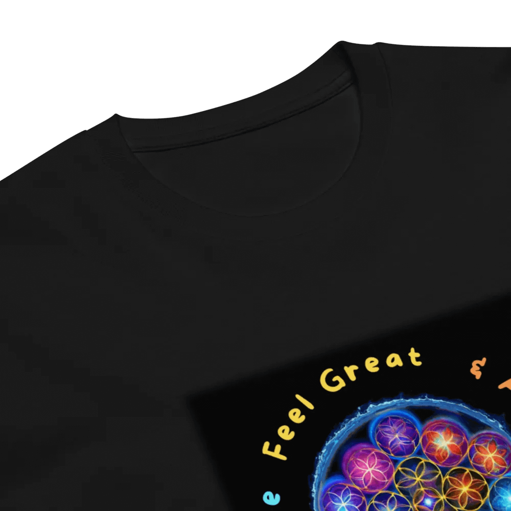 Meditate Feel Great & Appreciate T-Shirt - Vibrant Sacred Geometry Design product image (11)