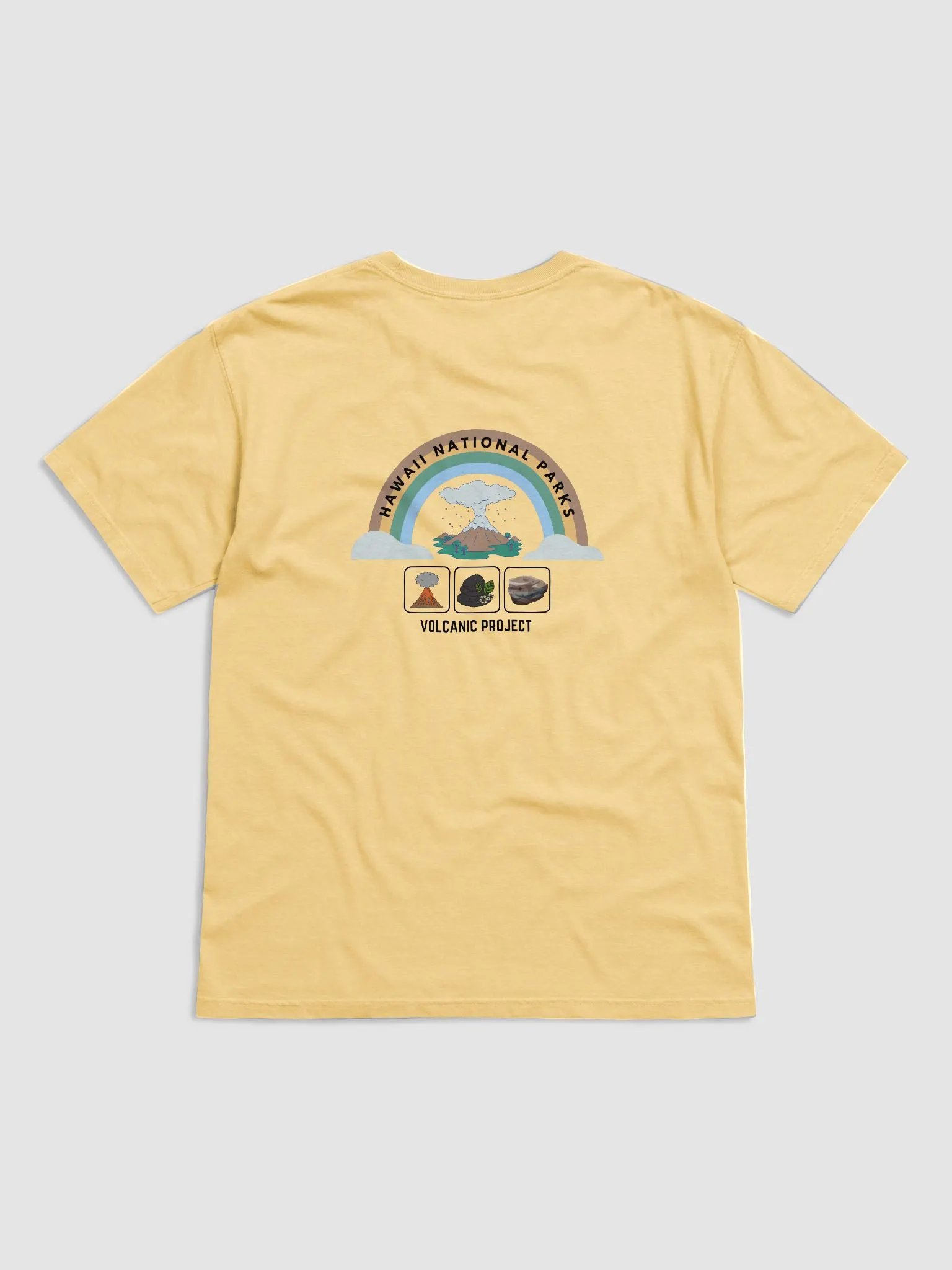 Hawaii Volcanic Project organic comfort colors t-shirt product image (2)