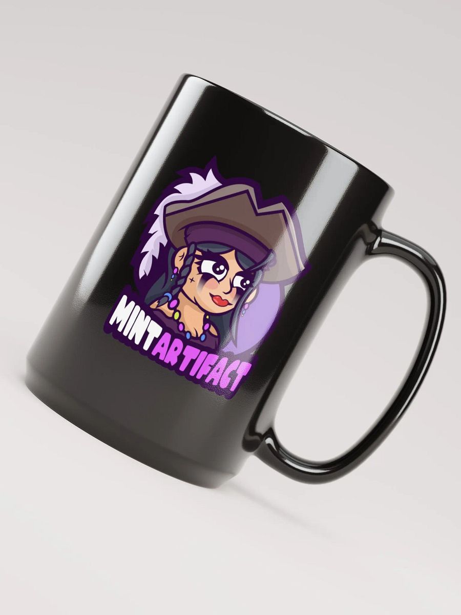 Black MintArtifact Logo Mug product image (4)