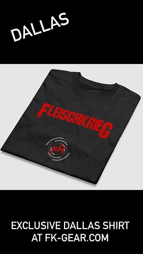 DALLAS!!!! Get your limited edition Dallas Tour shirt before they’re gone! Available only at fk-gear.com.

#fleischkrieg #tou...