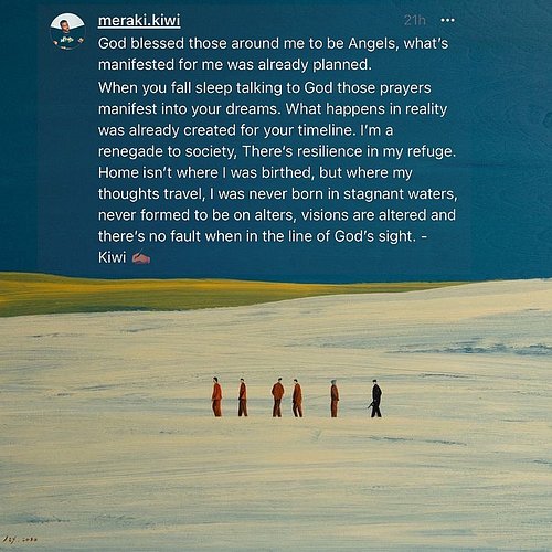 “Thought Number Three, Occurrence: 11:42pm, June 13th, 2023” 

There wasn’t time to mutter a response to God, he’s seen my fa...