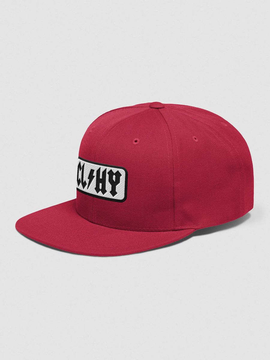 CLHY Logo Patch Flat Bill Snapback Hat product image (3)