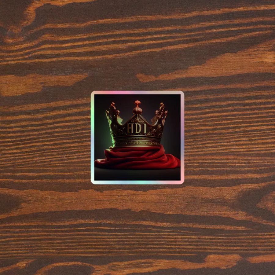 HDI Gold Crown - Holographic Sticker product image (3)