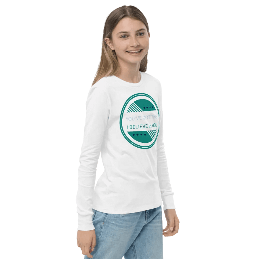 you've got this, youth long sleeve tee product image (4)