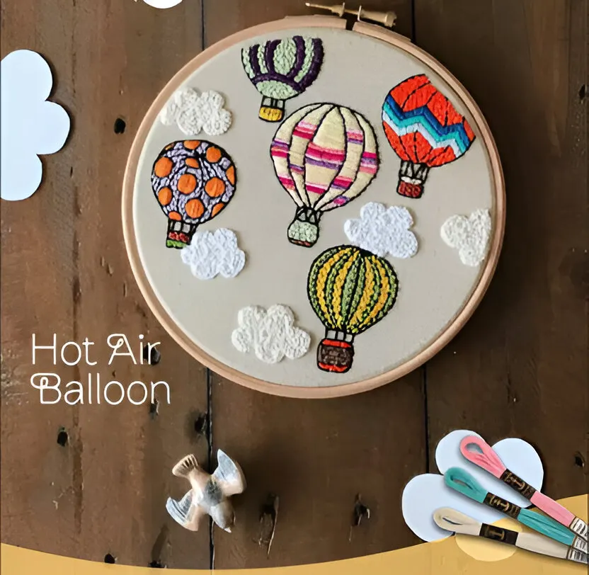 Anchor Hot Air Balloon - ANC0003-08 - Downloadable PDF product image (1)