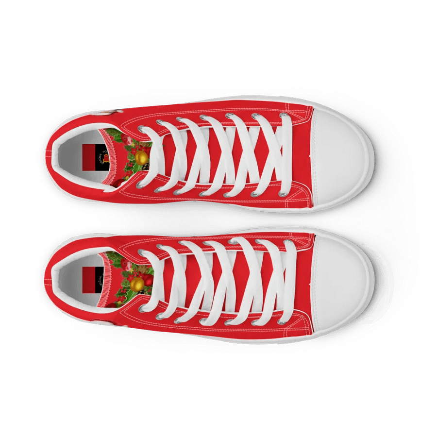 Santa Claus Retro High Tops Women Shoes product image (9)
