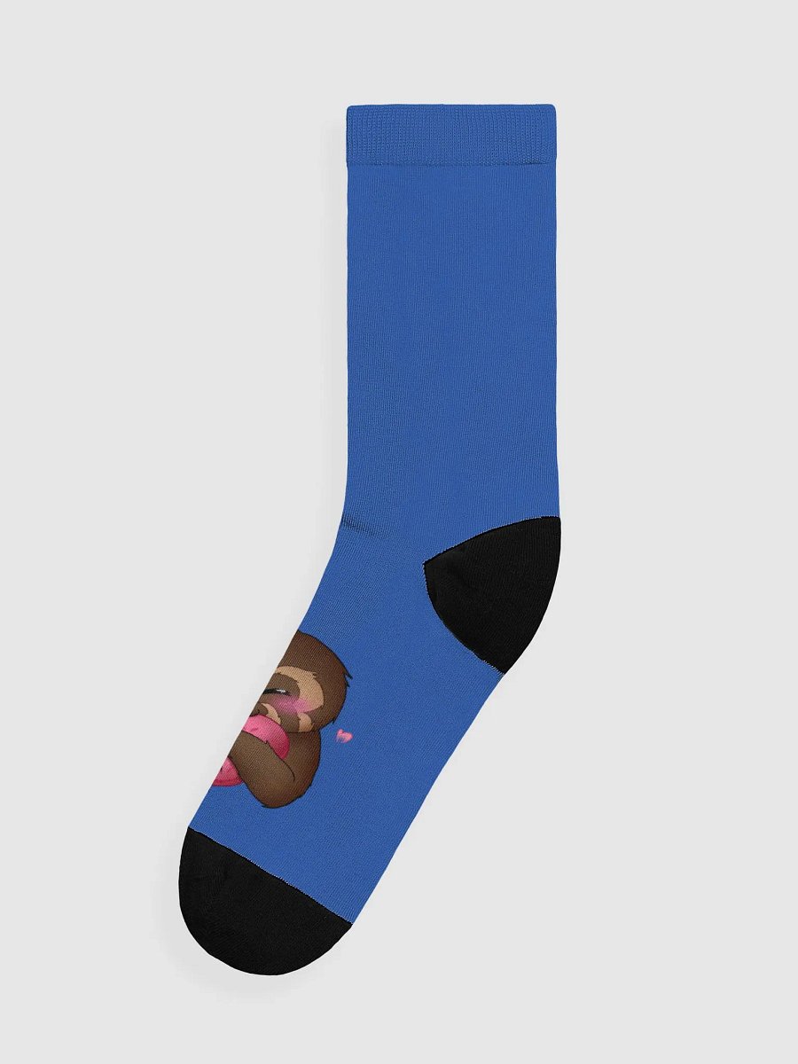 Blue Cupid Blushing Crew Socks product image (1)