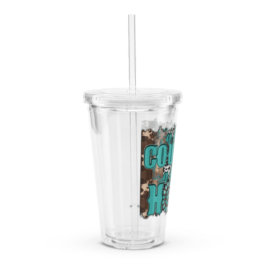 A Little Country, A Little Hood - Double Wall Clear Plastic Tumbler product image (3)