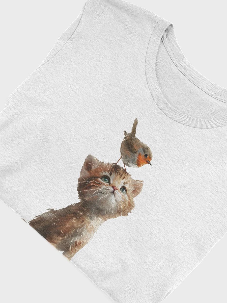 Kitten with Robin perched on its head product image (5)
