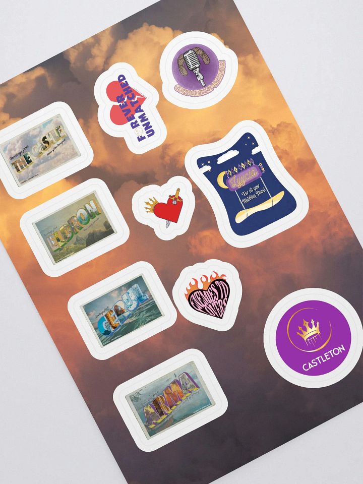 Castleton Sticker Sheet product image (1)