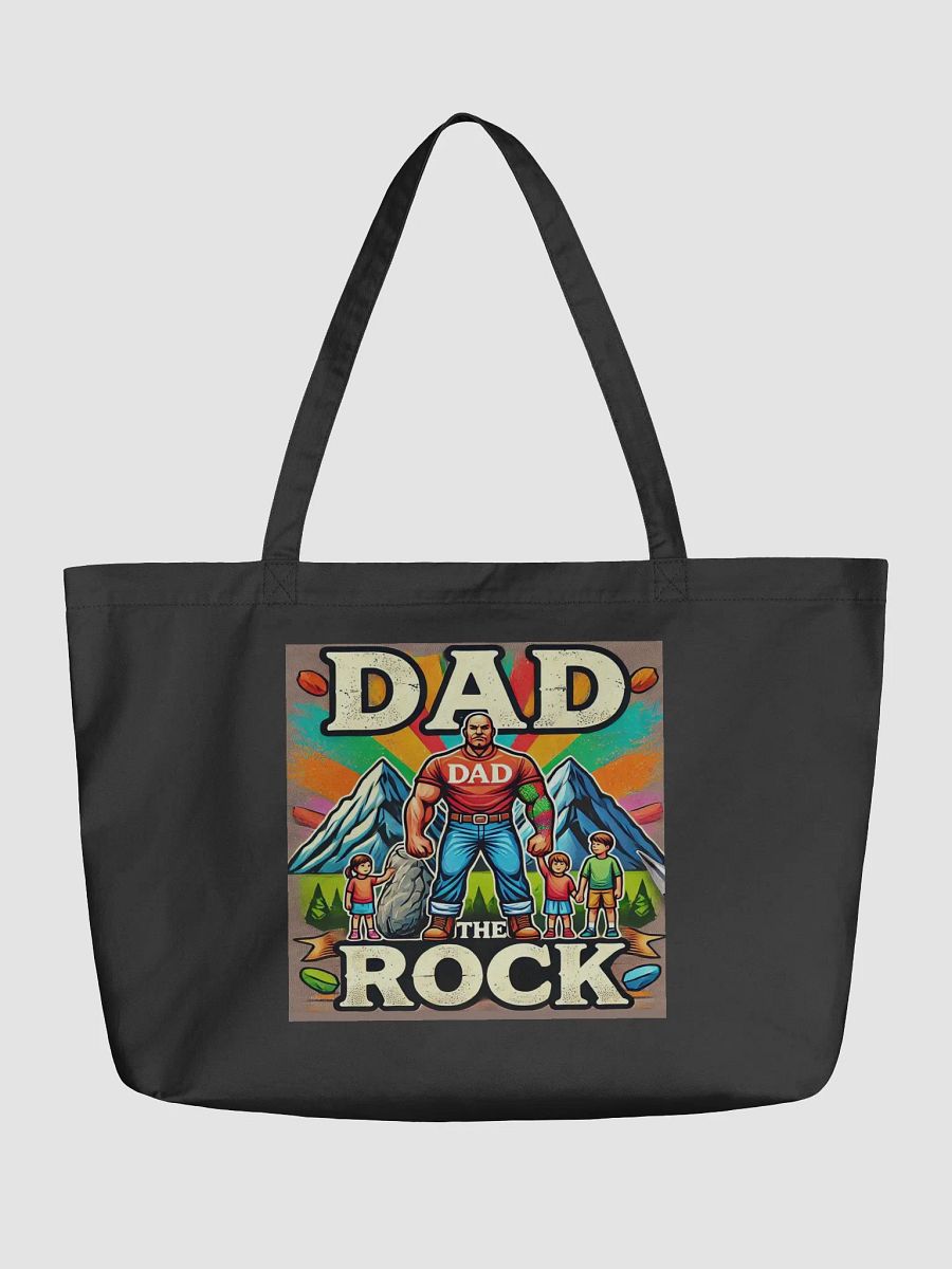 Dad The Rock Organic Tote Bag product image (2)