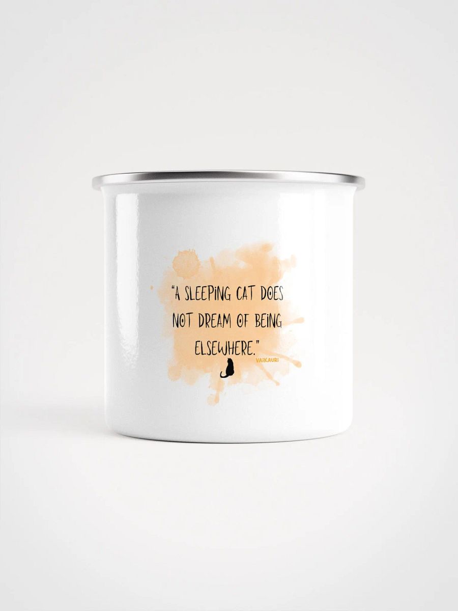 Vaikauri Cat Enamel Mug product image (1)