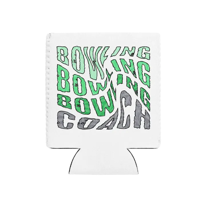 Bowling Coach Wavey Can Cooler product image (1)