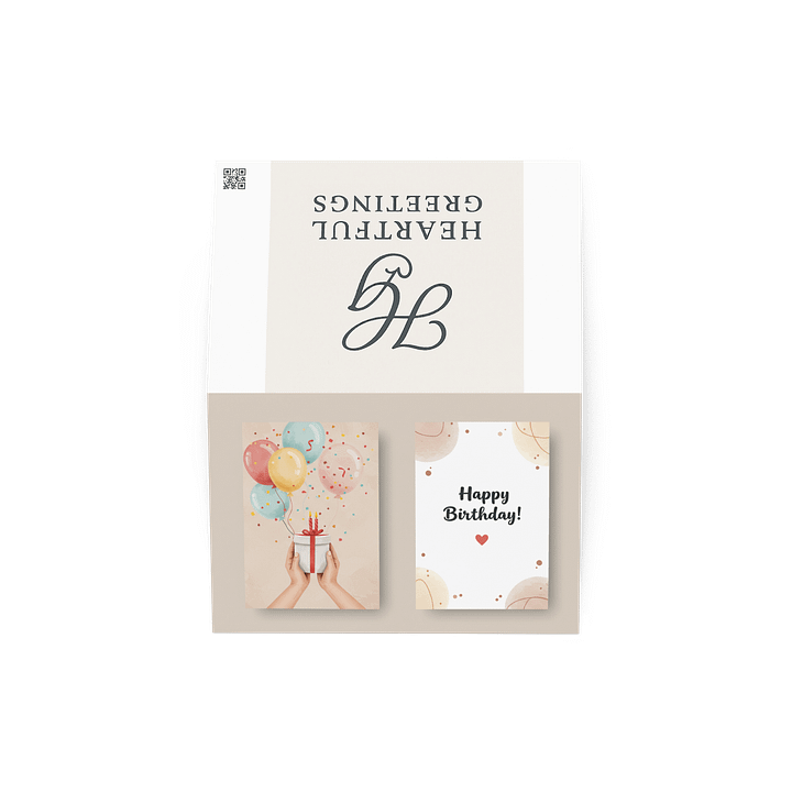 Birthday card - Child to parent product image (2)