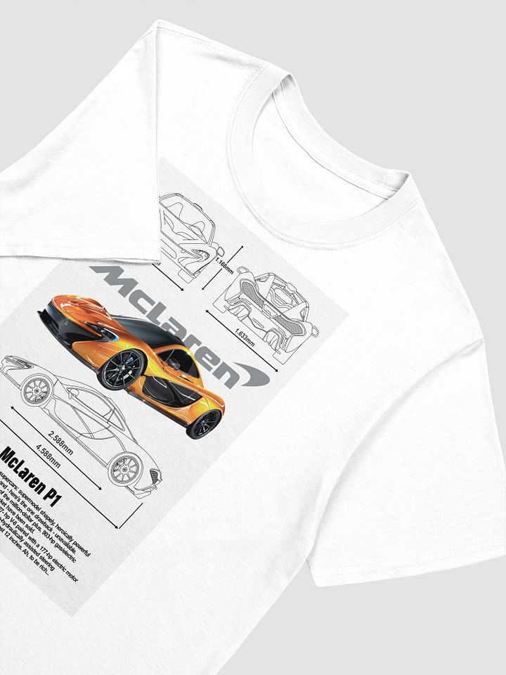 McLaren P1 Hypercar Illustrated T-Shirt product image (2)