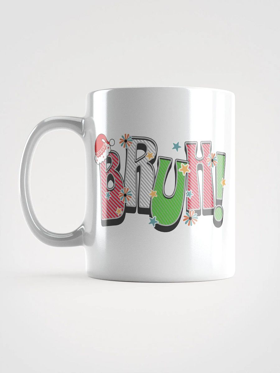 Bruh! Christmas Santa Festive Hat Mug product image (1)