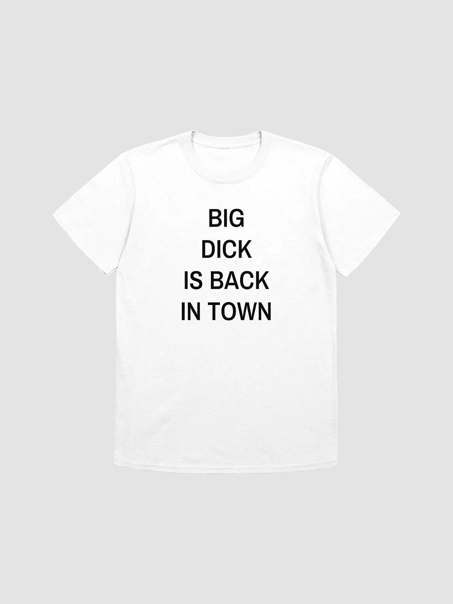 BIG DICK IS BACK IN TOWN T-Shirt product image (1)