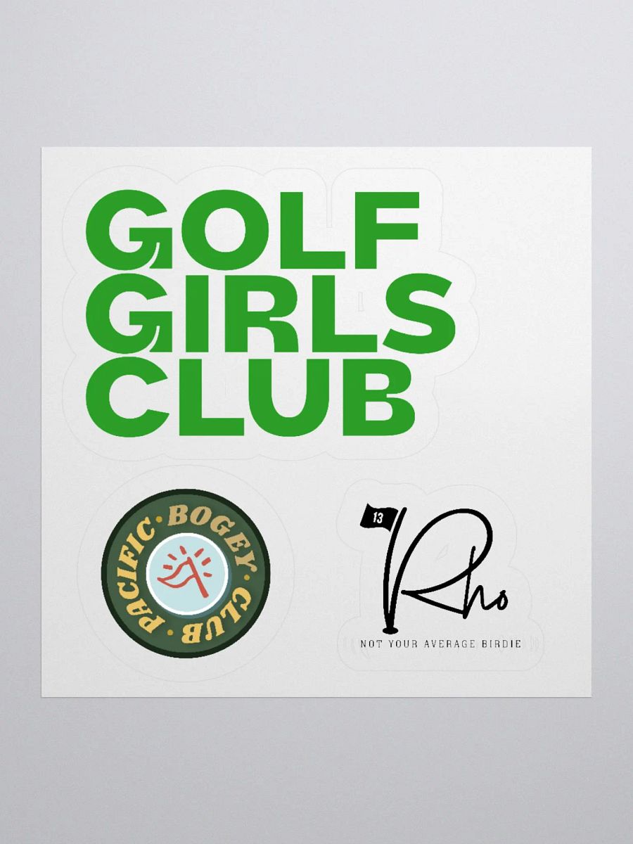 Golf Girls Club x Rho Vinyl Stickers product image (1)