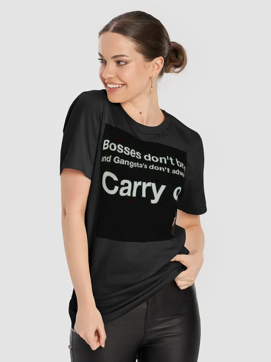 BOSSES DON'T BRAG AN GANGSTAS DONT ADVERTISE product image (8)
