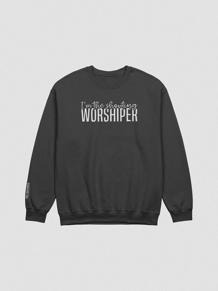 The Shouting Worshipper Embroidered Sweatshirt – True Worshipper Collection product image (5)