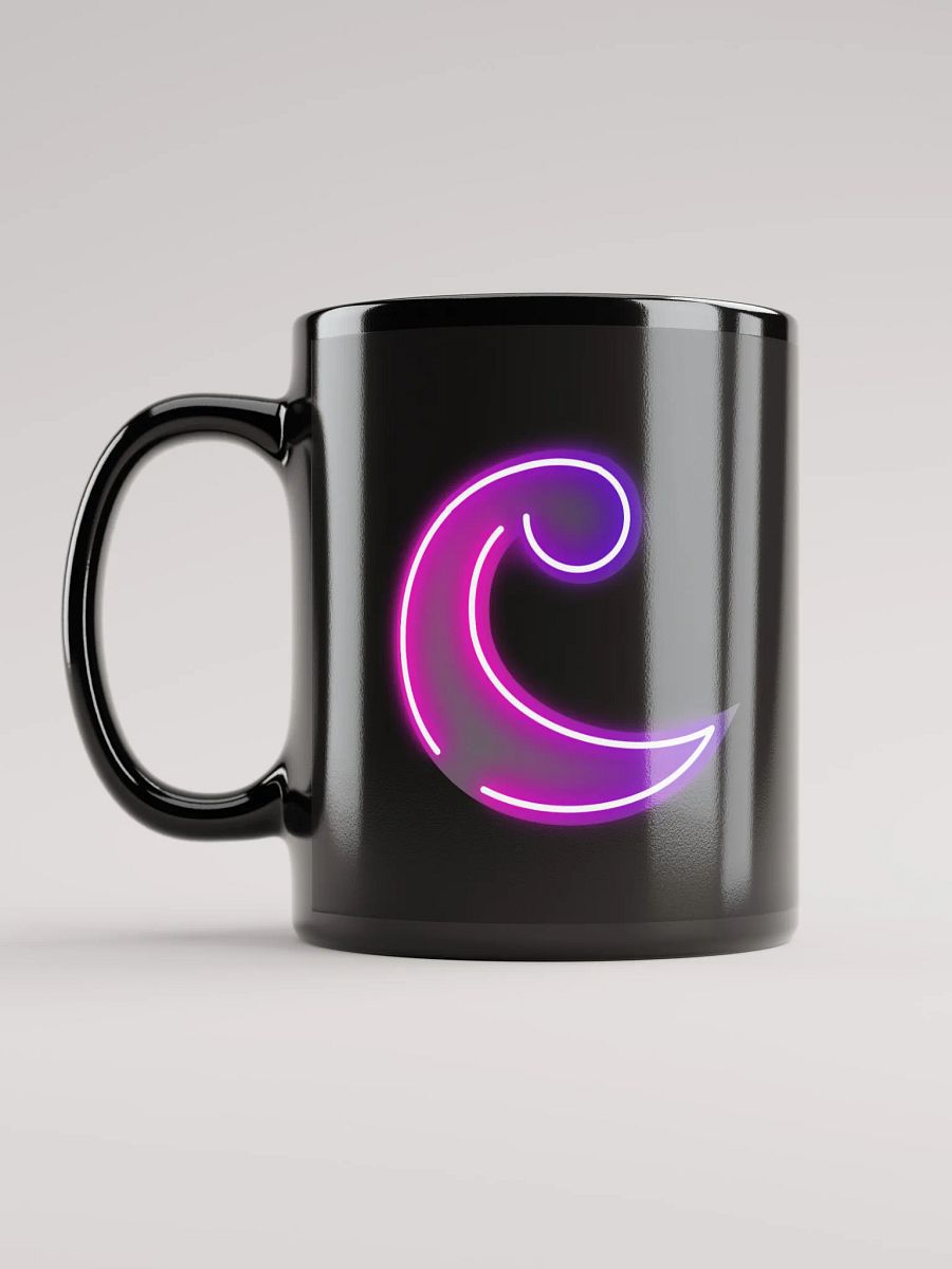 [C] NEON LOGO BLACK MUG product image (6)
