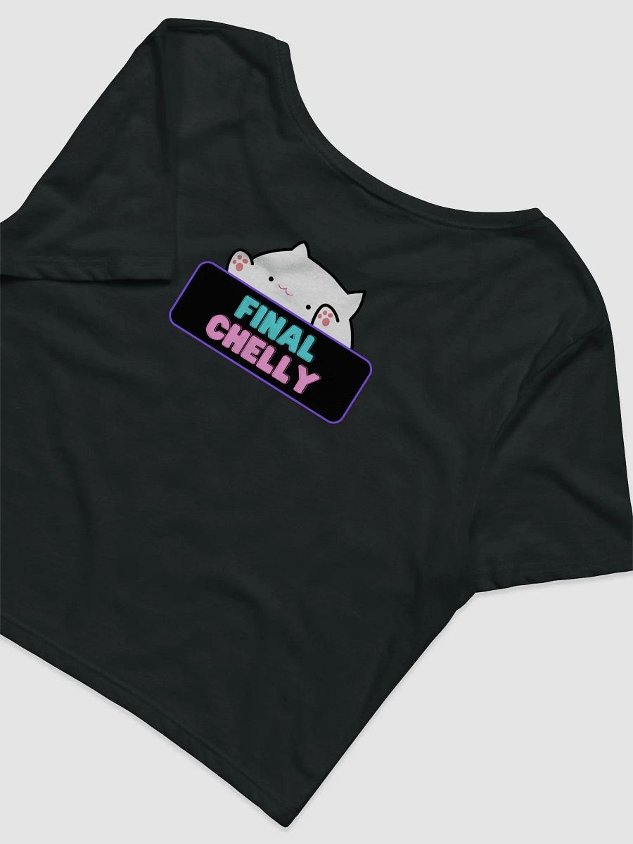 Click Clack Bongo Cat Womens Printed Crop Top product image (13)