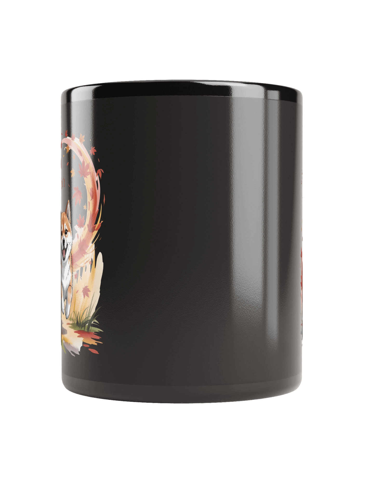 "Autumn Wanderer" Shiba Inu Mug | Cozy Fall Dog & Leaves Coffee Cup product image (8)