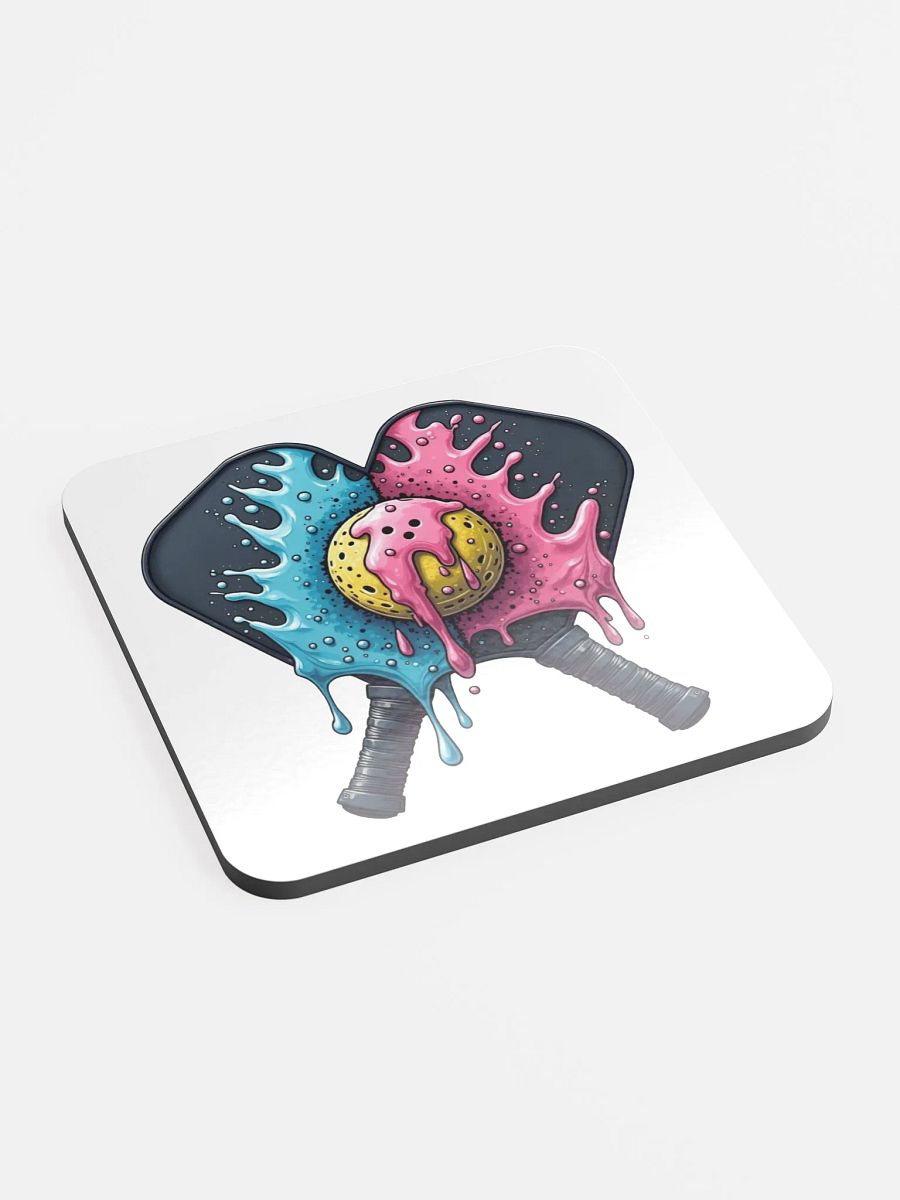 Ice Cream Pickleball Splash Cork Coasters Set product image (3)