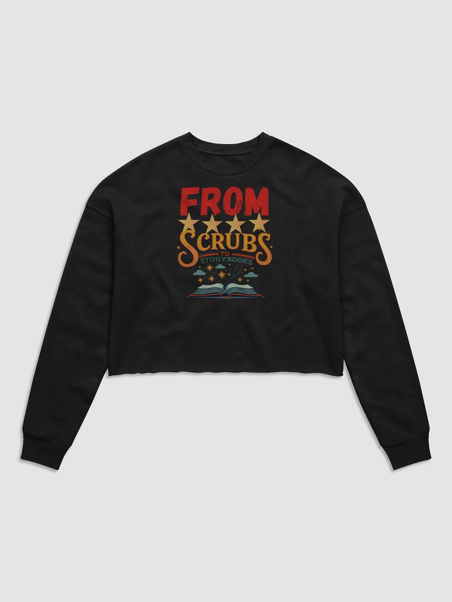 Whimsical Scrubs to Storybooks Crop Sweatshirt product image (4)