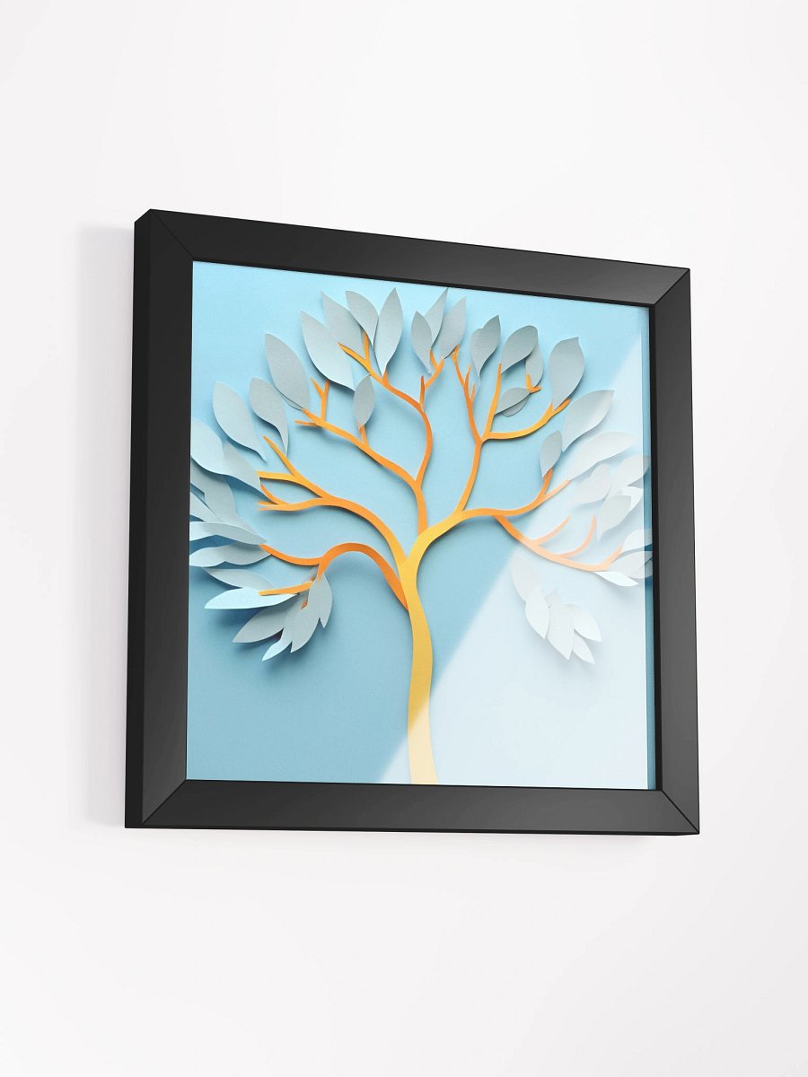 Whimsical Tree Silhouette Framed Poster product image (15)