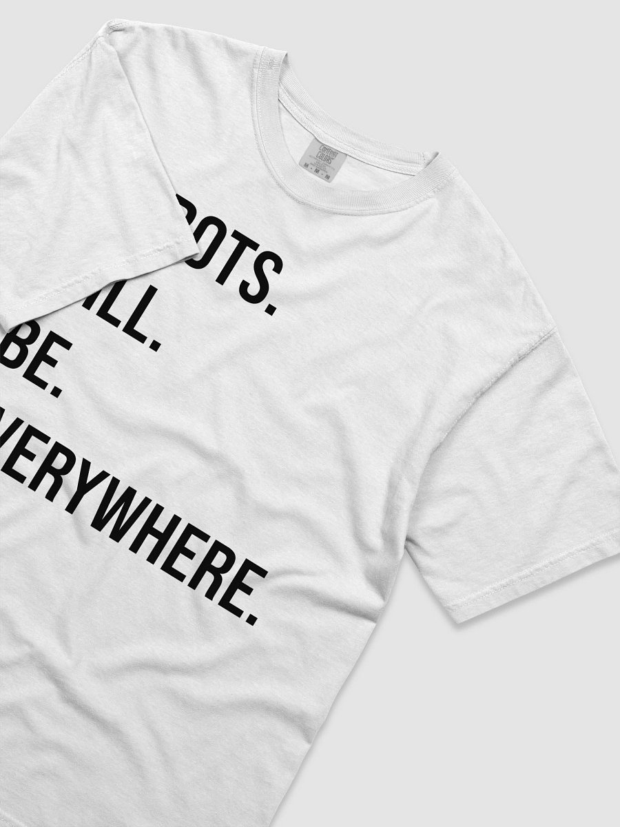 Robots Everywhere: T-Shirt - White product image (3)