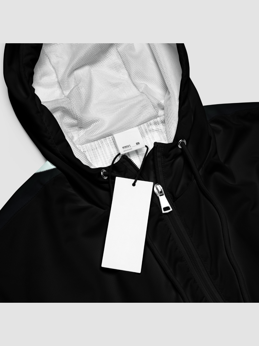 [AsylumTv] All-Over Print Women's Cropped Windbreaker Sublicolor 915 product image (3)